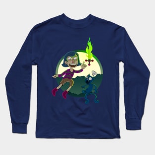 Green Fire Sword Long Sleeve T-Shirt